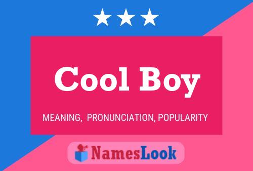 Cool Boy Name Poster