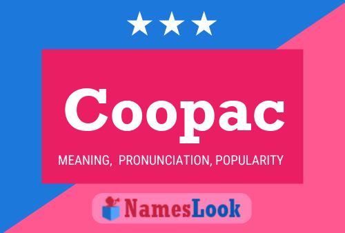 Coopac Name Poster