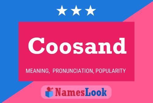 Coosand Name Poster