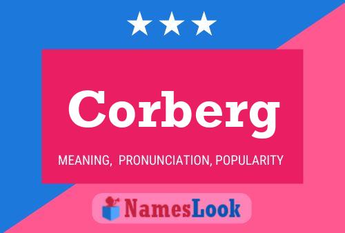 Corberg Name Poster