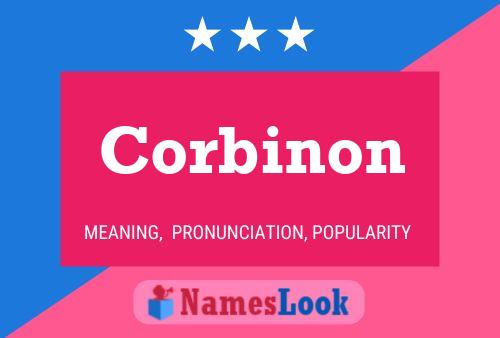 Corbinon Name Poster