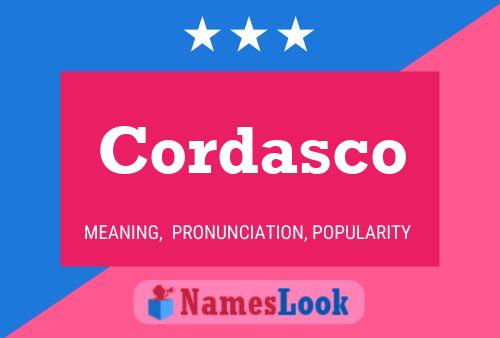 Cordasco Name Poster