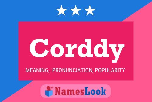 Corddy Name Poster