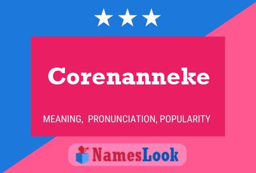 Corenanneke Name Poster