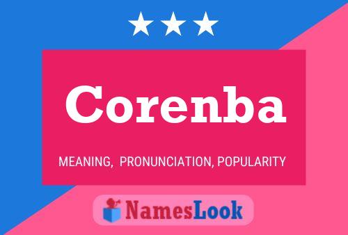 Corenba Name Poster