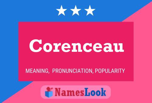 Corenceau Name Poster