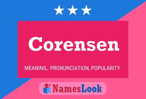 Corensen Name Poster