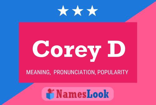 Corey D Name Poster