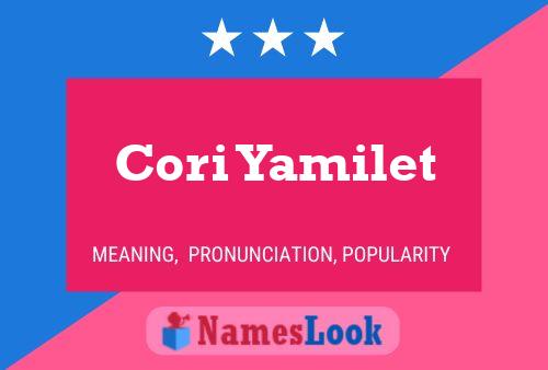 Cori Yamilet Name Poster