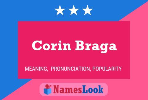 Corin Braga Name Poster