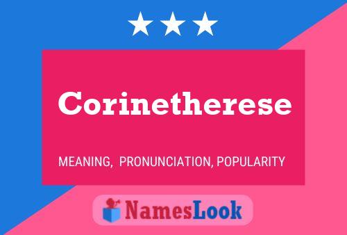 Corinetherese Name Poster