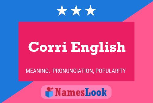 Corri English Name Poster