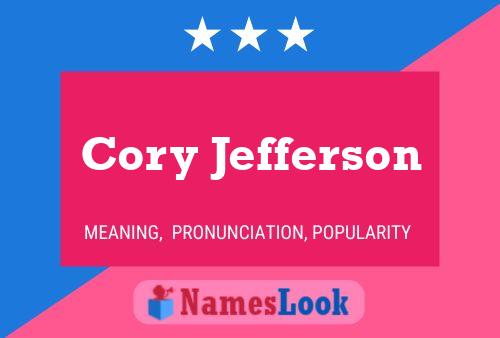 Cory Jefferson Name Poster