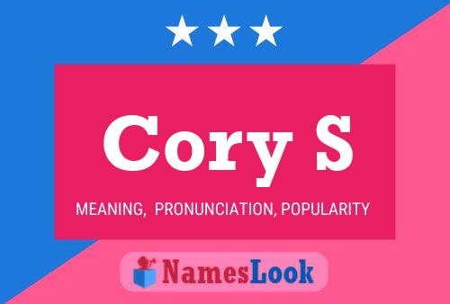 Cory S Name Poster