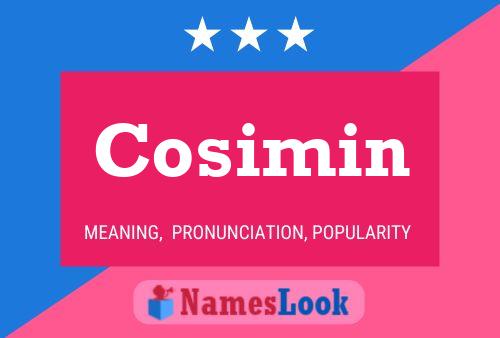 Cosimin Name Poster