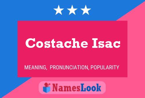 Costache Isac Name Poster