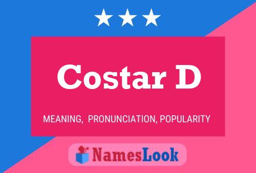 Costar D Name Poster