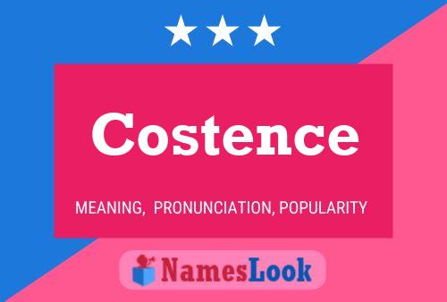 Costence Name Poster