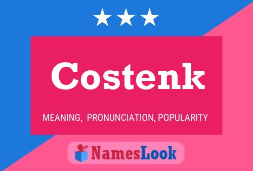 Costenk Name Poster