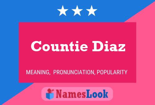 Countie Diaz Name Poster