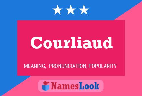 Courliaud Name Poster