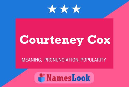 Courteney Cox Name Poster