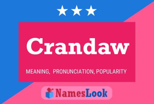 Crandaw Name Poster