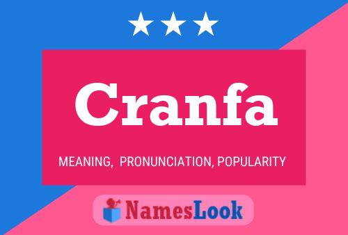 Cranfa Name Poster