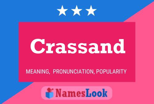 Crassand Name Poster