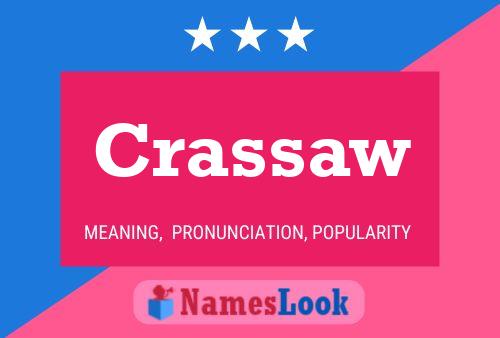 Crassaw Name Poster