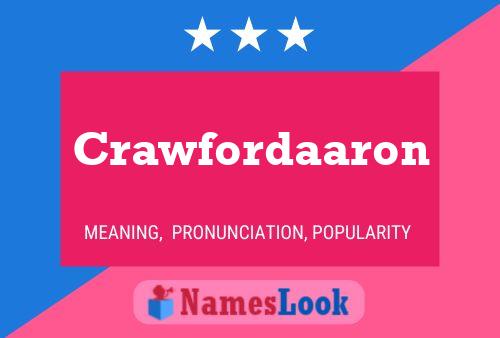 Crawfordaaron Name Poster