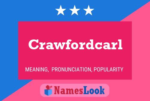 Crawfordcarl Name Poster