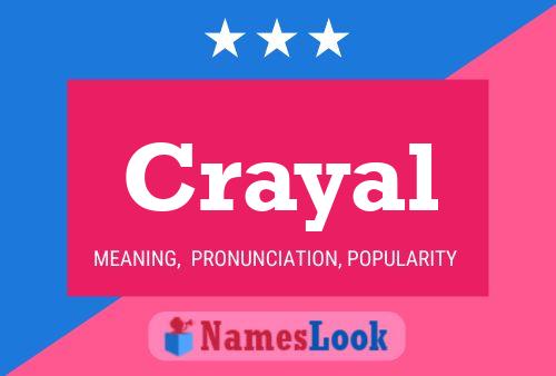 Crayal Name Poster