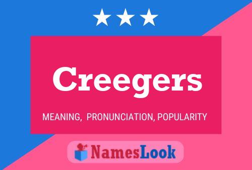 Creegers Name Poster