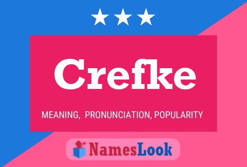 Crefke Name Poster