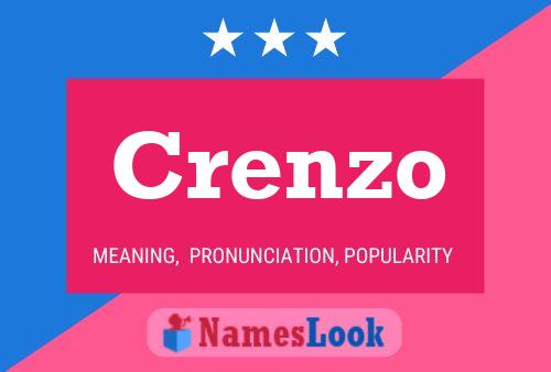 Crenzo Name Poster