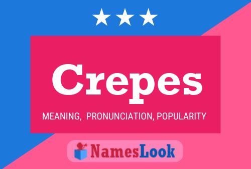 Crepes Name Poster