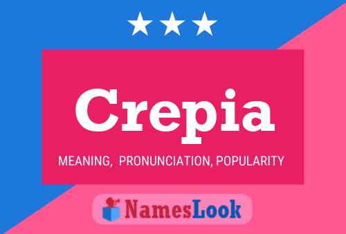 Crepia Name Poster