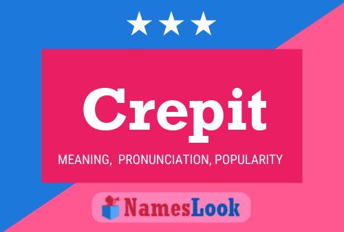 Crepit Name Poster