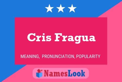 Cris Fragua Name Poster