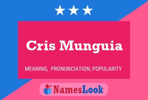 Cris Munguia Name Poster