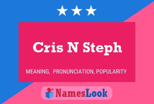 Cris N Steph Name Poster