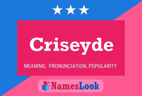 Criseyde Name Poster