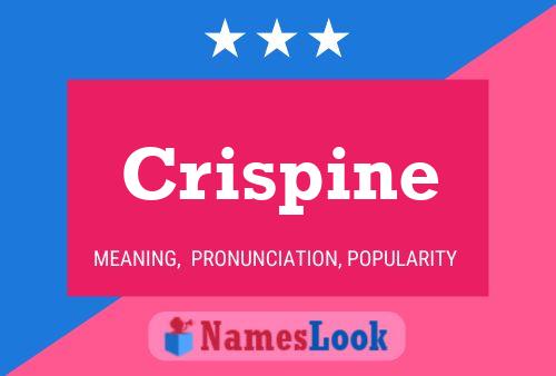 Crispine Name Poster