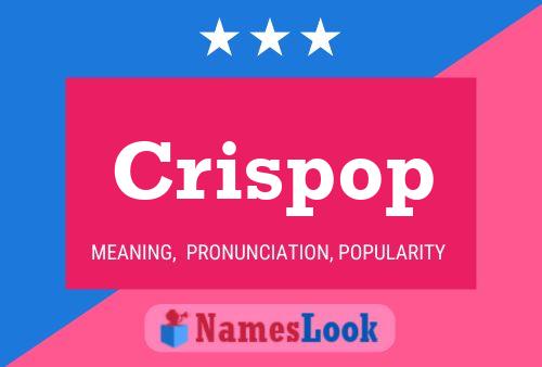 Crispop Name Poster