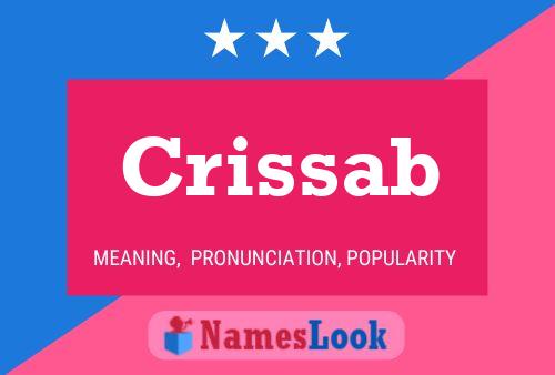 Crissab Name Poster