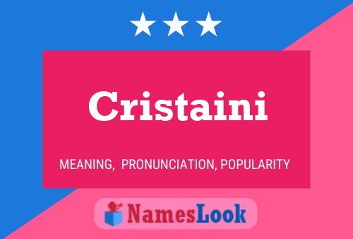 Cristaini Name Poster