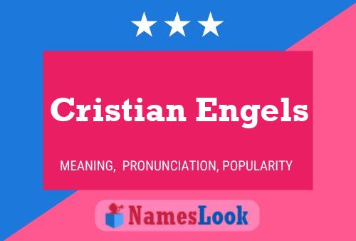 Cristian Engels Name Poster