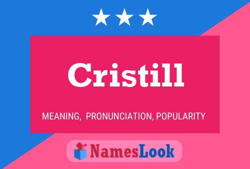 Cristill Name Poster