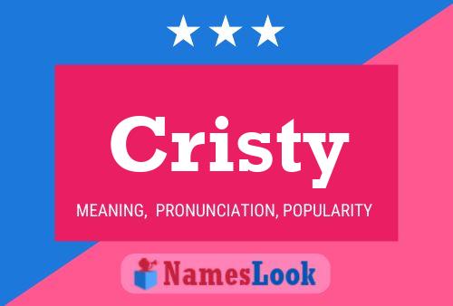 Cristy Name Poster